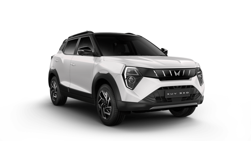 2024 Mahindra XUV 3XO White and Black Color ( Everest White and Stealth Black)