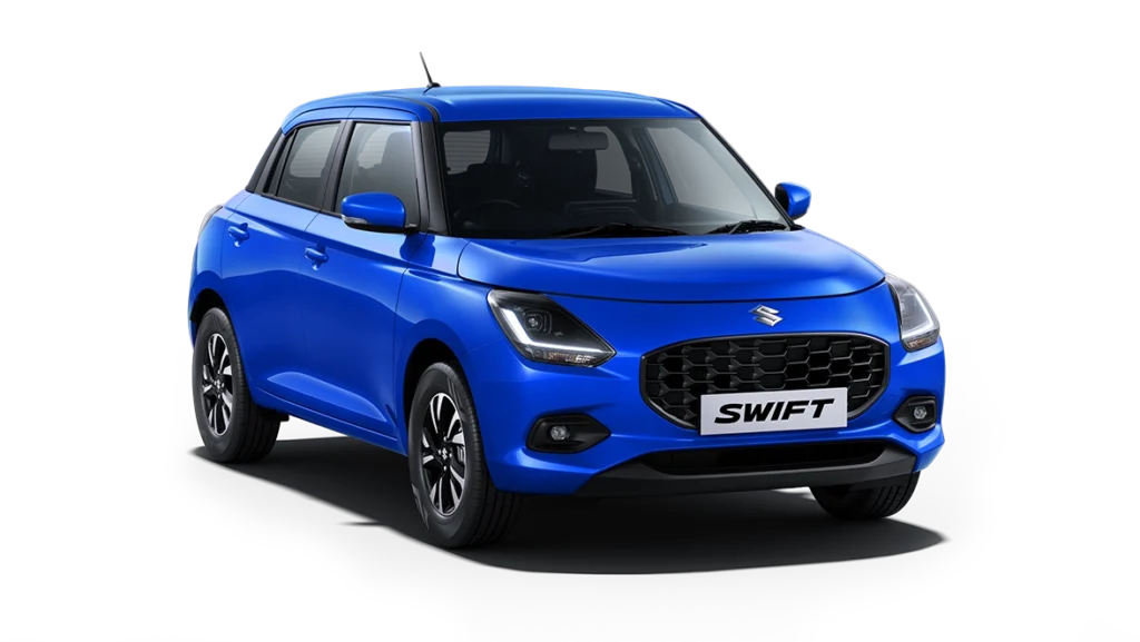 2024 Maruti Swift Blue Color (Prime Luster Blue) 2024 Swift Blue Color 