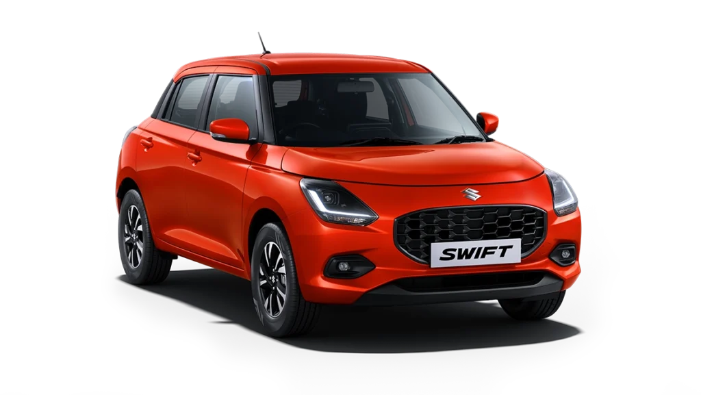 2024 Maruti Swift Orange Color ( Prime Noval Orange) - 2024 Swift Orange Color