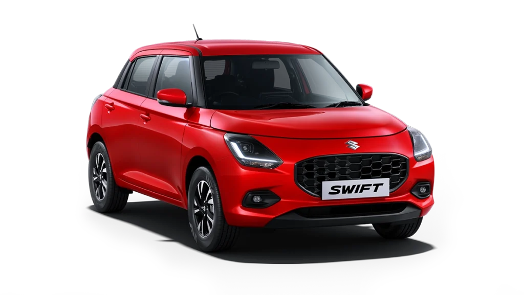 2024 Maruti Swift Red Color ( Sizzling Red)