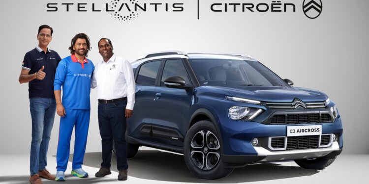 MS Dhoni Citroen India Brand Ambassador