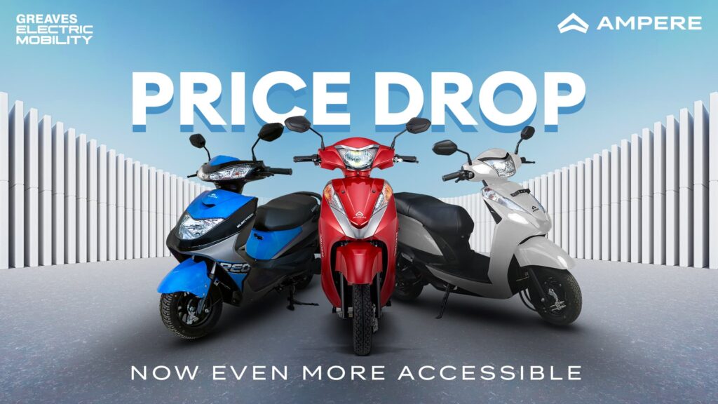 Ampere Electric Scooters Revised Prices