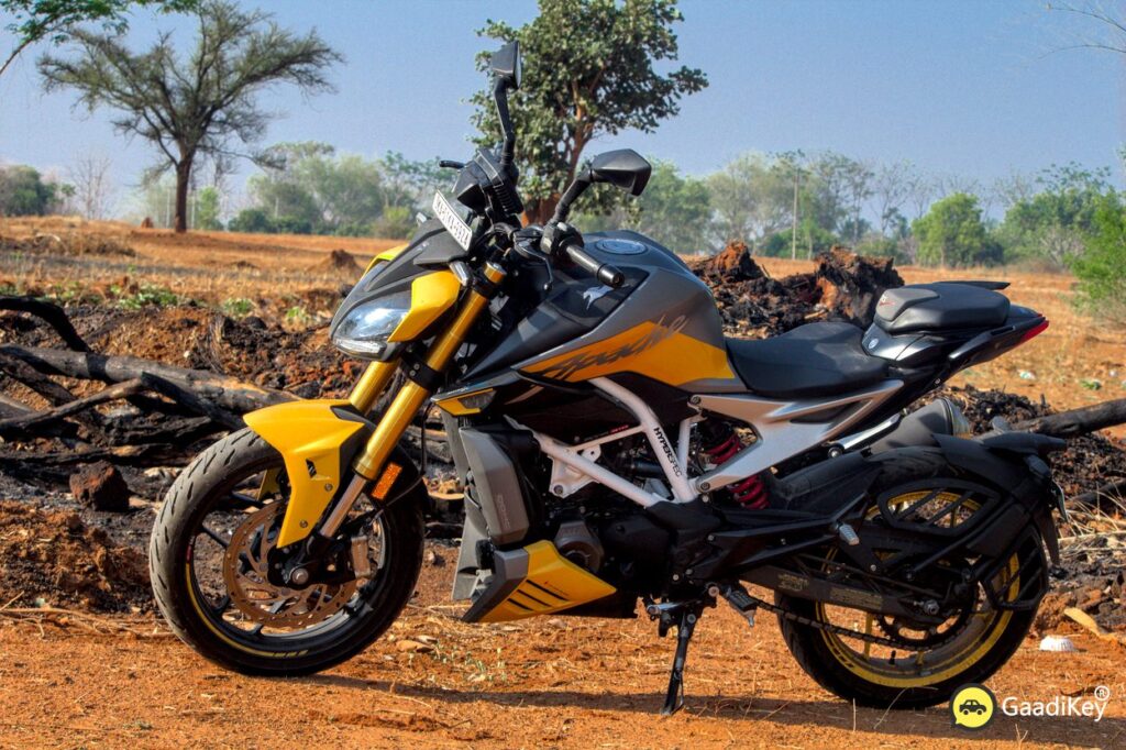 TVS Apache RTR 310 Side View 