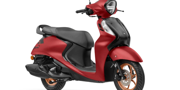 Yamaha Fascino S Red Color Option