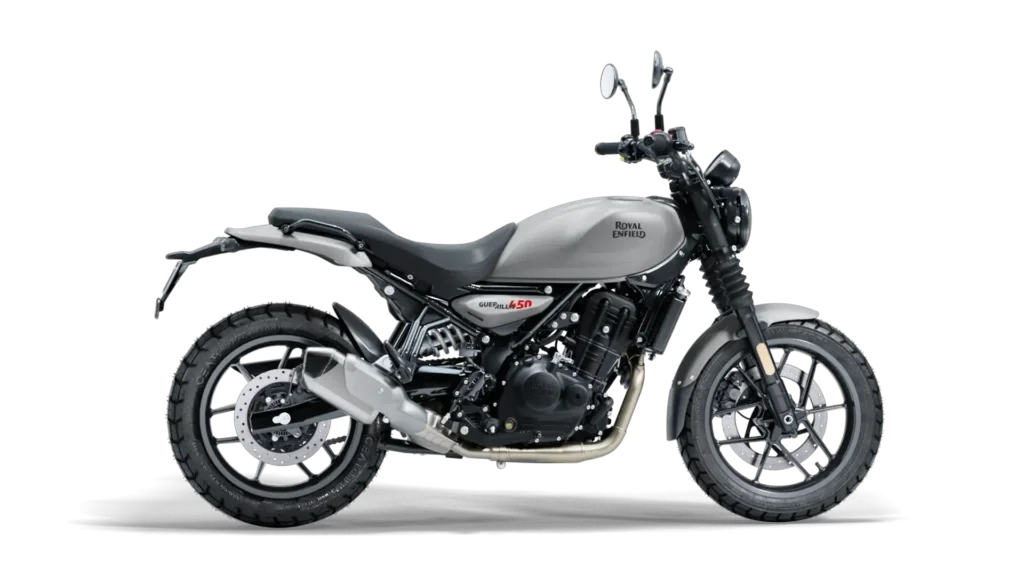 2024 Royal Enfield Guerrilla 450 Silver Color (Smoke Silver)