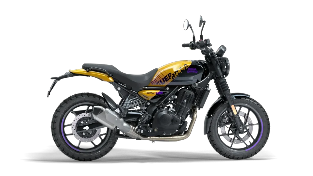 2024 Royal Enfield Guerrilla 450 Yellow Color (Yellow Ribbon)