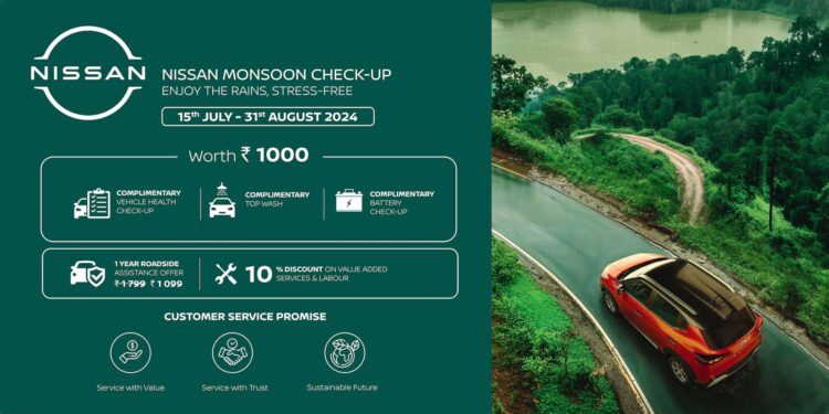 Nissan India Free Monsoon Check Up Camp