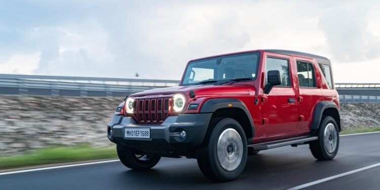 Mahindra Thar ROXX Review - Red Color Option