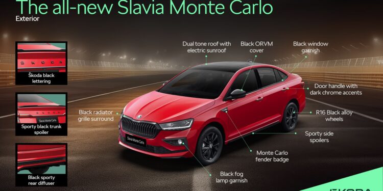 2024 Skoda Slavia Monte Carlo Exterior