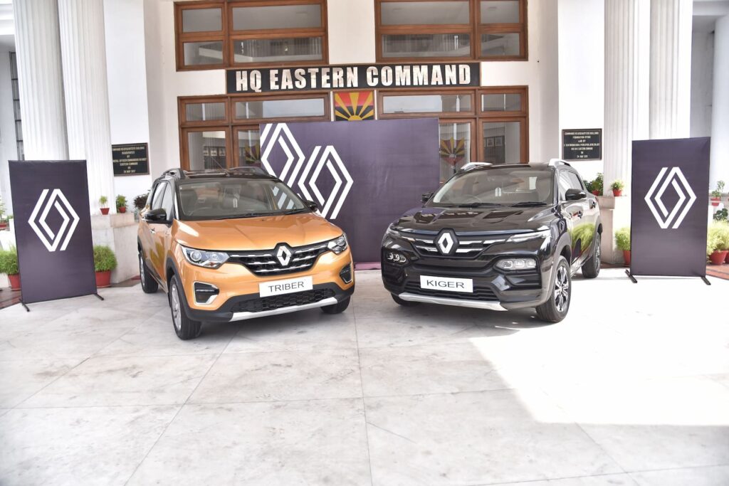 Renault Triber and Kiger to HQ Eastern Command