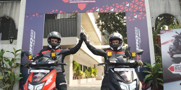 TVS Ntorq Golden Quadrilateral Challenge