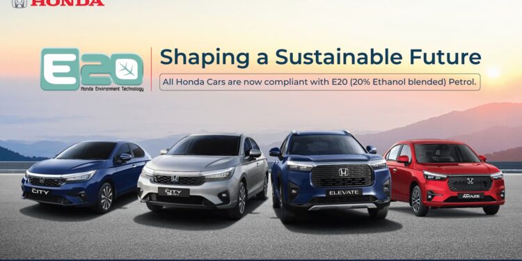 Honda Cars India E20 Compliance