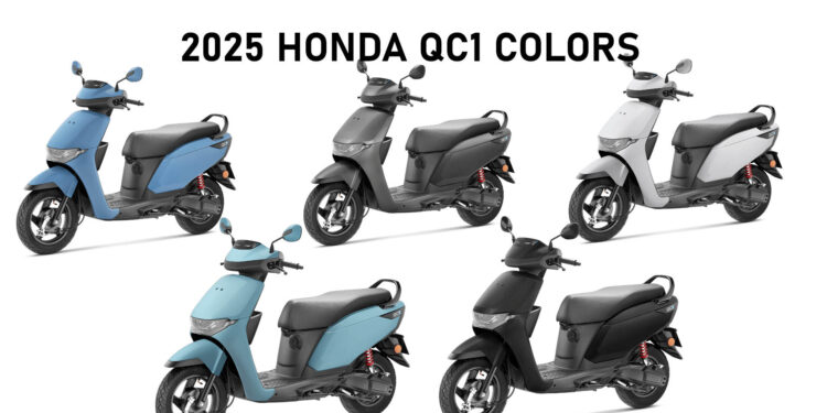 2025 Honda QC1 Electric Scooters Colors