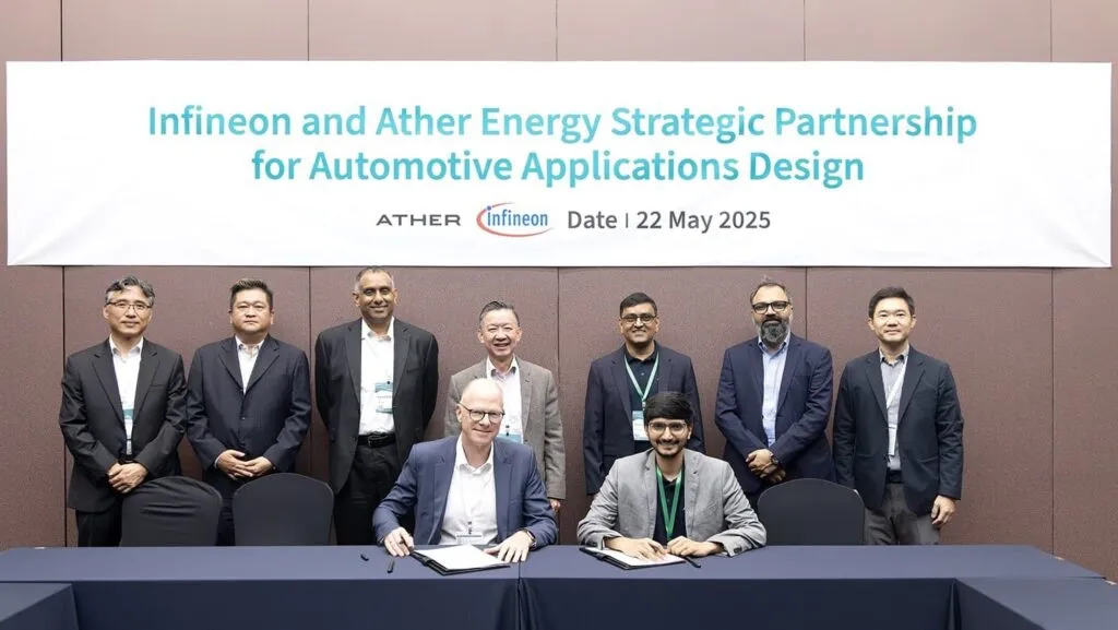 Infineon and Ather Energy Strategic Partnership