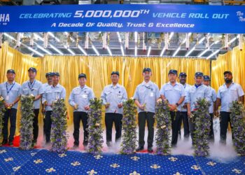 Yamaha’s Chennai factory rolls out 5 millionth two-wheeler 