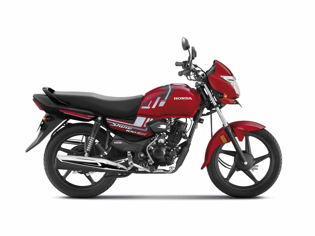 Honda Shine 100 DX Red Color Shine 100DX Imperial Red Color