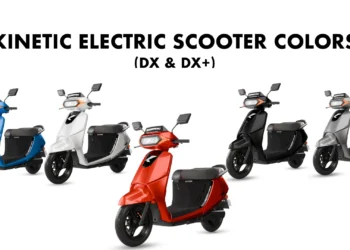 2025 model all new Kinetic DX Electric Scooter Colours