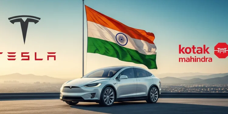 Tesla Kotak Mahindra Partnership