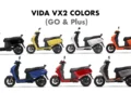 VIDA VX2 Colors All New VX2 Electric Scooter from Hero Colors