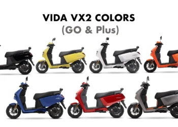VIDA VX2 Colors All New VX2 Electric Scooter from Hero Colors