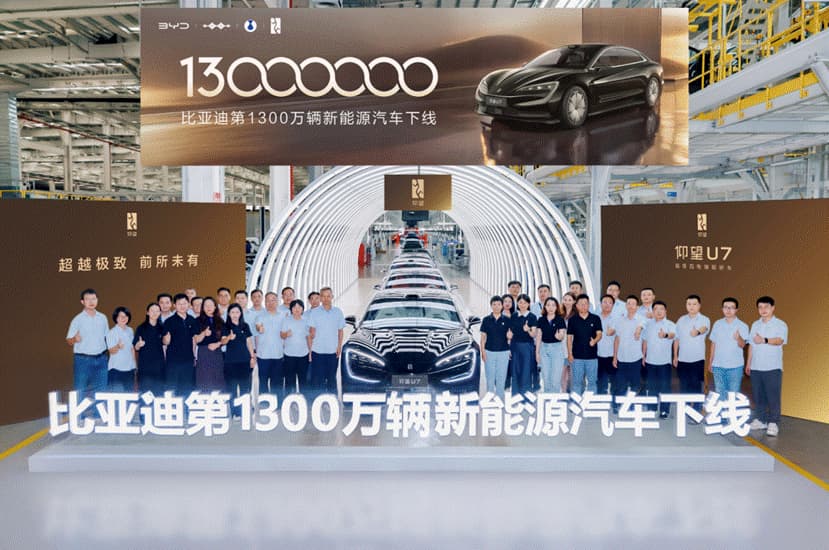 BYD 13 Million EVs