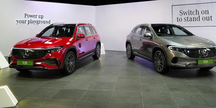 Mercedes EQA and Mercedes EQB Sales in India