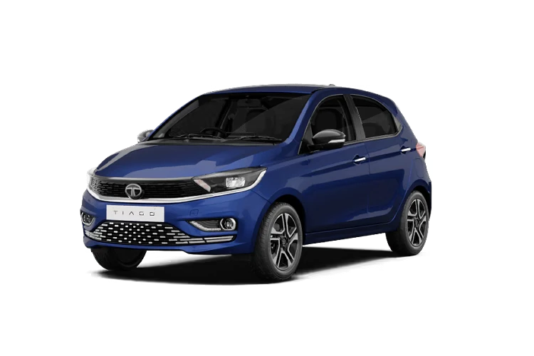 2025 Tata Tiago Blue Color (Arizona Blue)