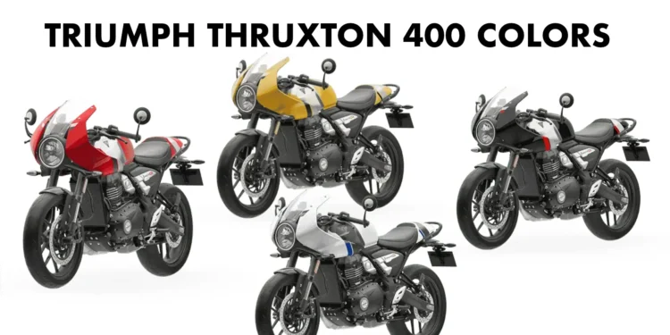 Triumph Thruxton Colors