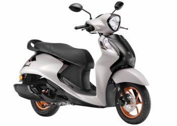 New 2025 Fascino S 125cc in Metallic Matte Grey Color