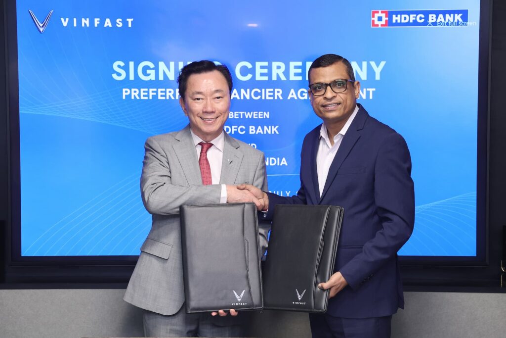 VinFast HDFC Bank partnership