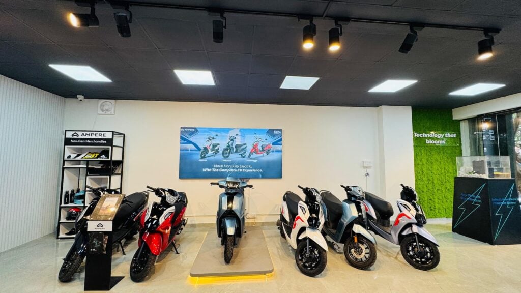 Immersive EV Experience Ampere Electric EV Showroom