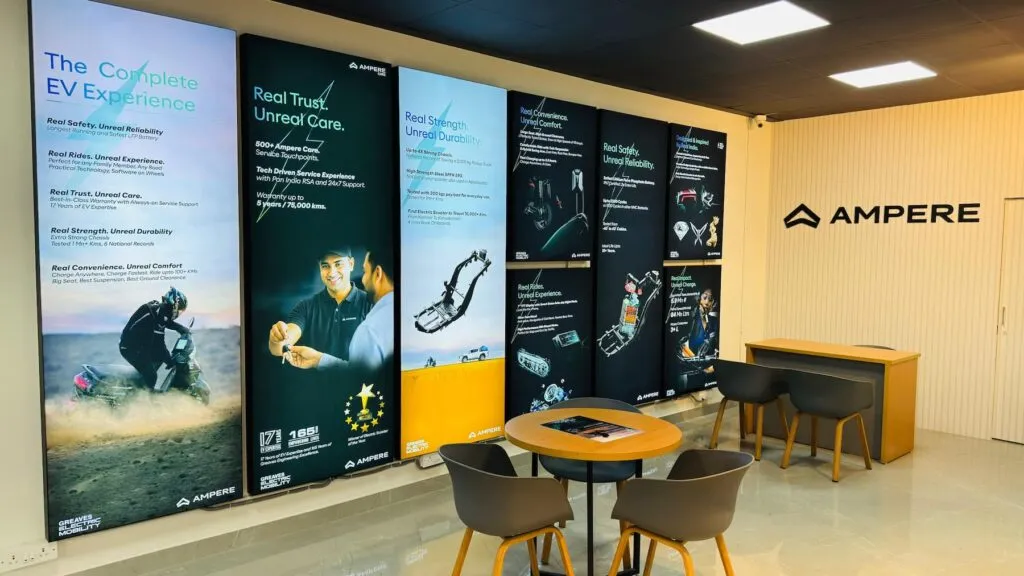 Ampere EV Experience Outlet in Bengaluru