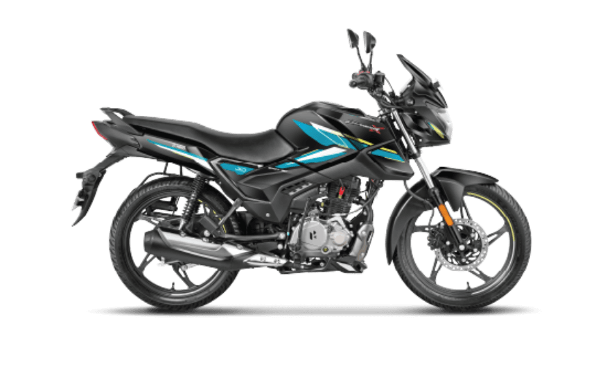 2025 New Hero Glamour X Teal Blue Color with Black (Black Teal Blue)