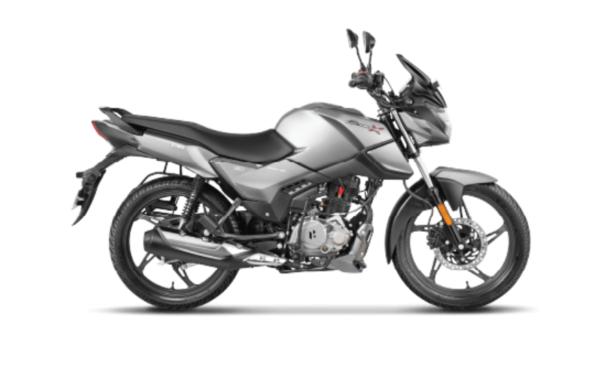 All new 2025 Hero Glamour X 125 Silver Color (Matte Metallic Silver)