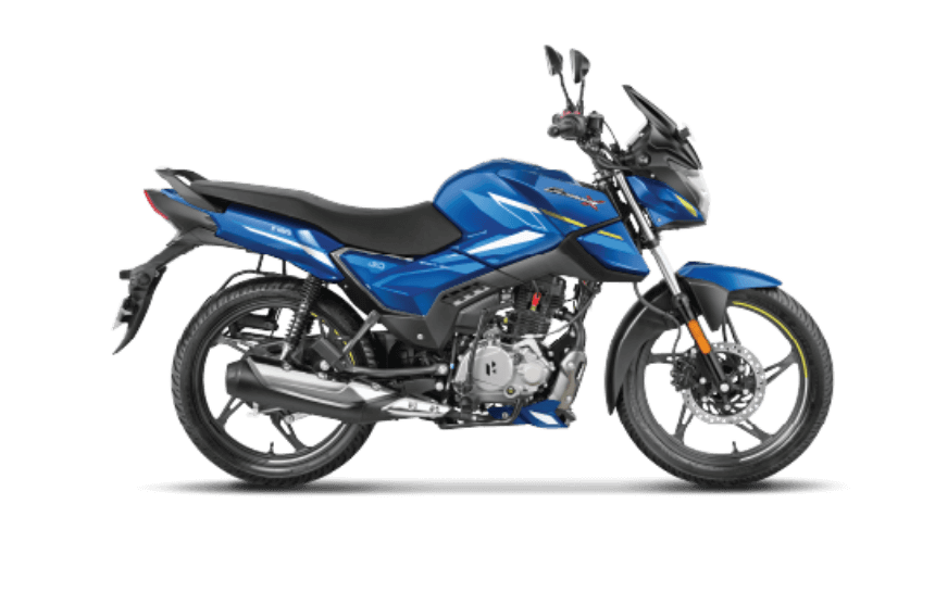 All new 2025 Hero Glamour X Nexus Blue Color (Metallic Nexus Blue)