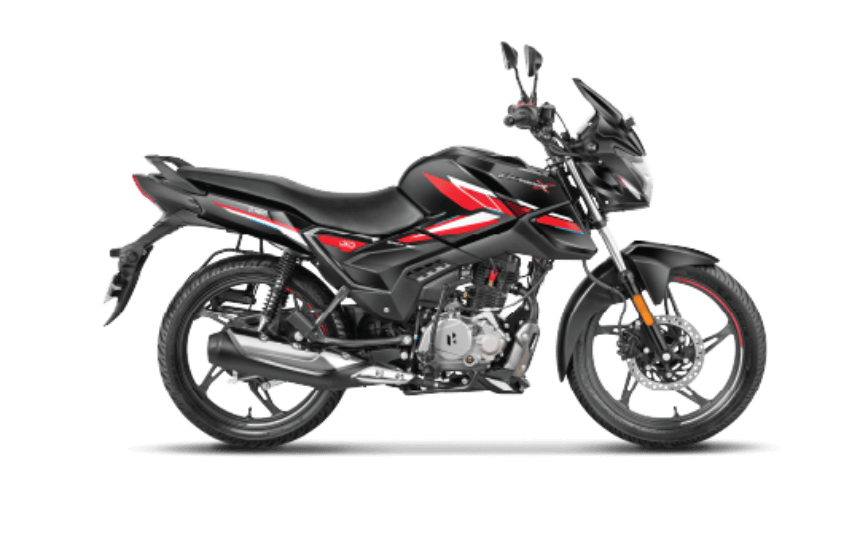2025 New Hero Glamour X 125 Pearl Red Color (Black Pearl Red)