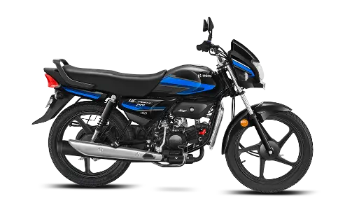 2025 Hero HF Deluxe Pro Blue Color (Black Nexus Blue)