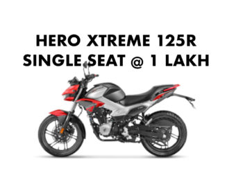 Hero Xtreme 125r Single Seat launched at Rs 1 lakh