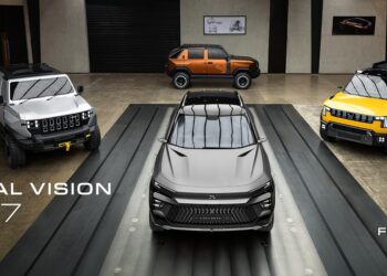 Mahindra showcases four new SUV concepts—Vision.S, Vision.T, Vision.SXT, and Vision.X—based on its new NU_IQ platform. The models promise world-beating design and tech, with production starting in 2027.