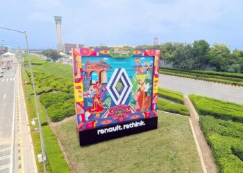 Renault Unveils Iconic Art Installation Near Delhi International Airport