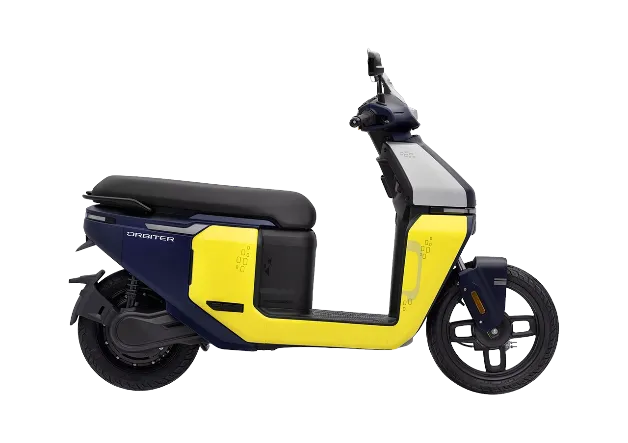 TVS Orbiter Yellow Color (Neon Sunburst)