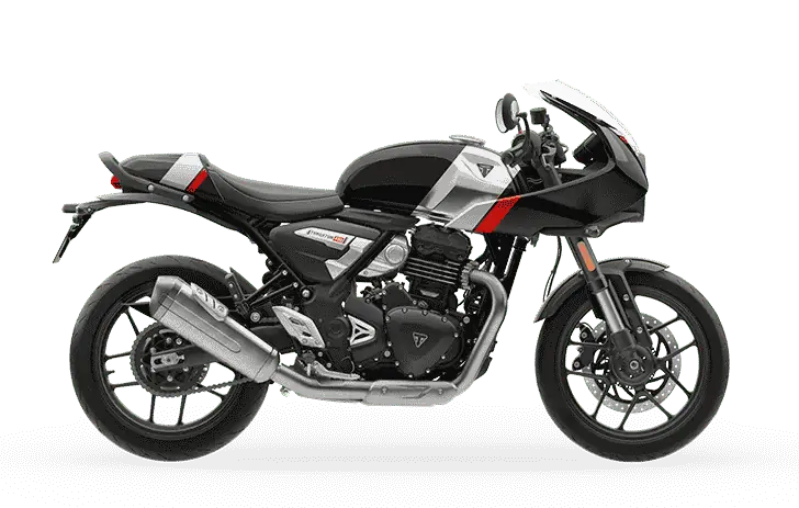 Triumph Thruxton 400 Black Color (Phantom Black/Aluminium Silver)