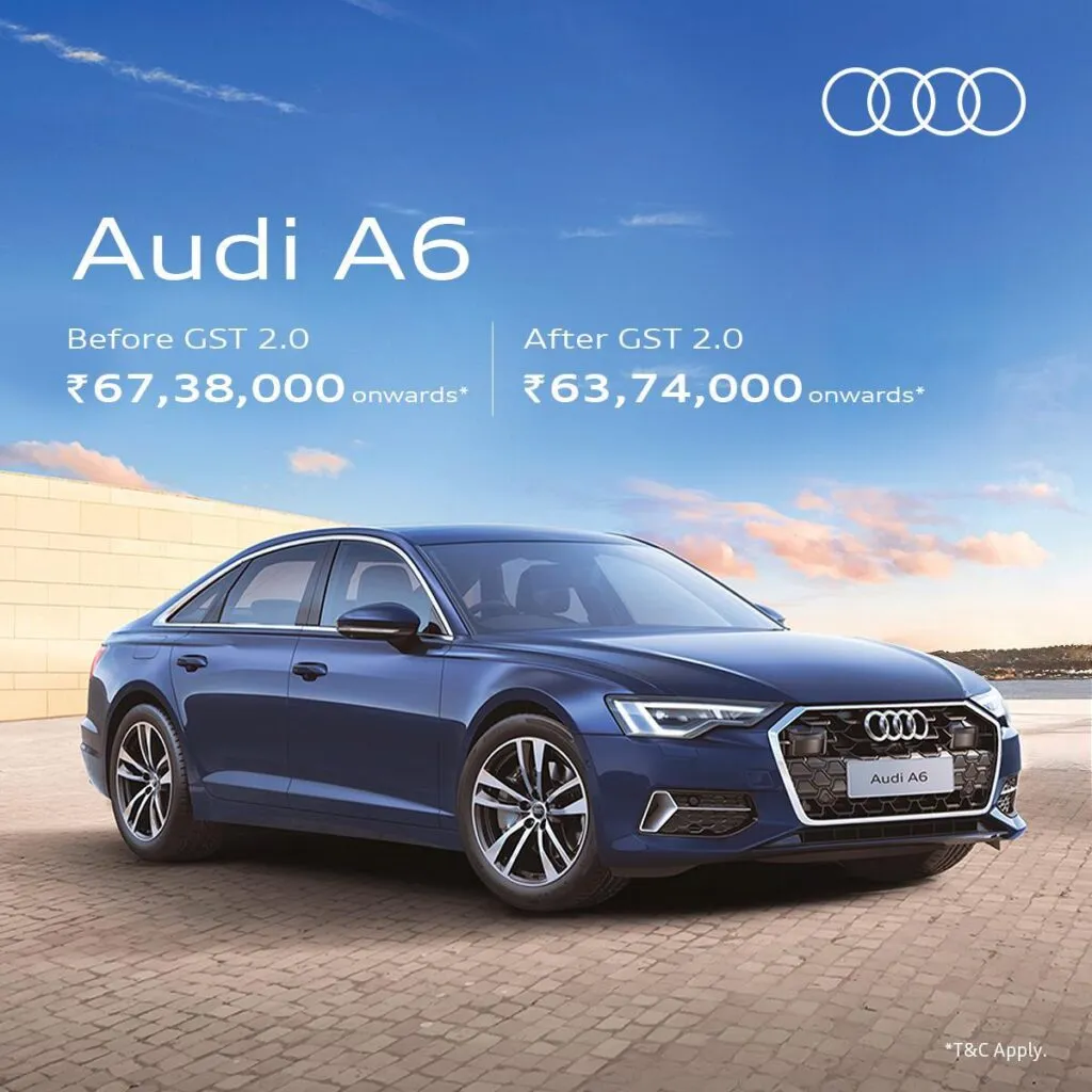 2025 Audi Price Cut After GST 2.0