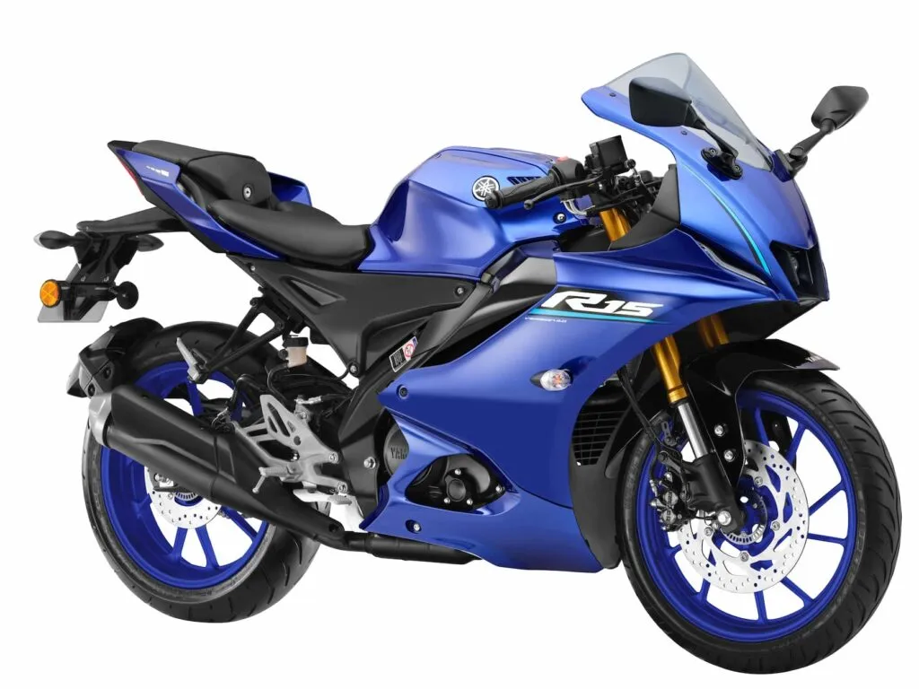 2025 Yamaha R15 Version V4 Racing Blue Color.. All Blue Yamaha R15 2025 Model