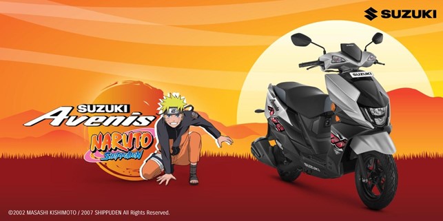 Suzuki Avenis Naruto Edition - New Avenis Anime Edition NARUTO SHIPPUDEN