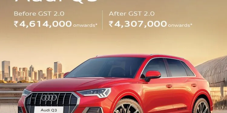 2025 Audi Q3 New GST Price.. Full Price List