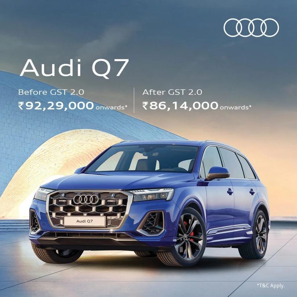 Audi Q7 Price after GST Cut GST 2.0