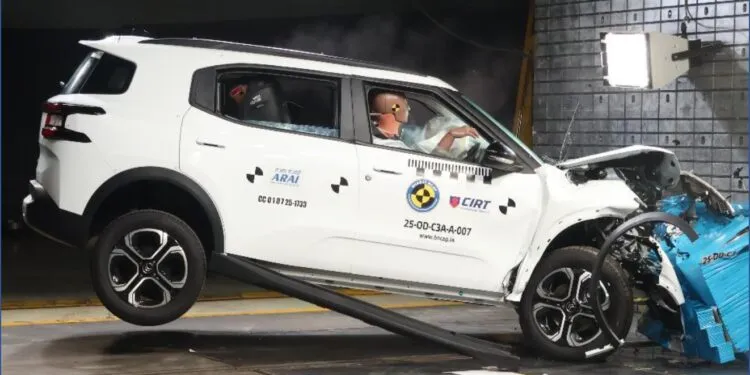 Citroen Aircross Crash Test Report BNCAP Rating 5 Stars