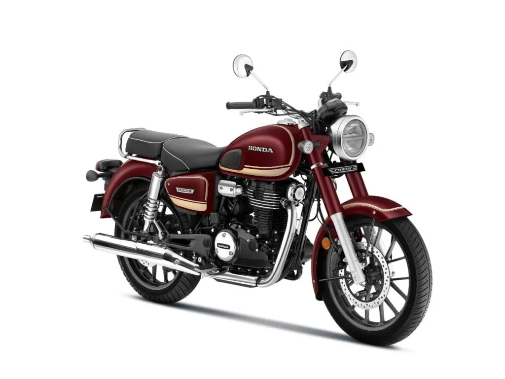 All new Honda CB 350C Special Edition Honda CB 350 Maroon Color Photos