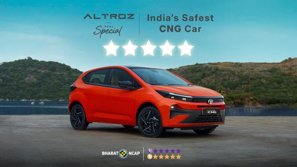 2025 Tata Altroz Safest CNG Car - BNCAP Safety Rating